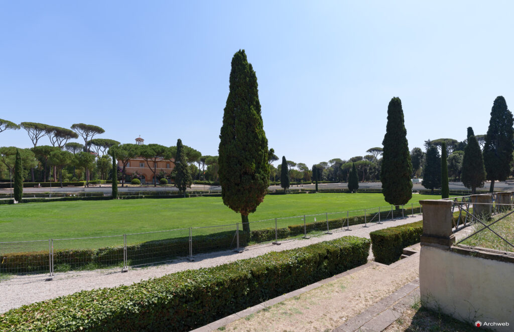 Piazza di Siena a Villa Borghese. Fotografie © Archweb.com
