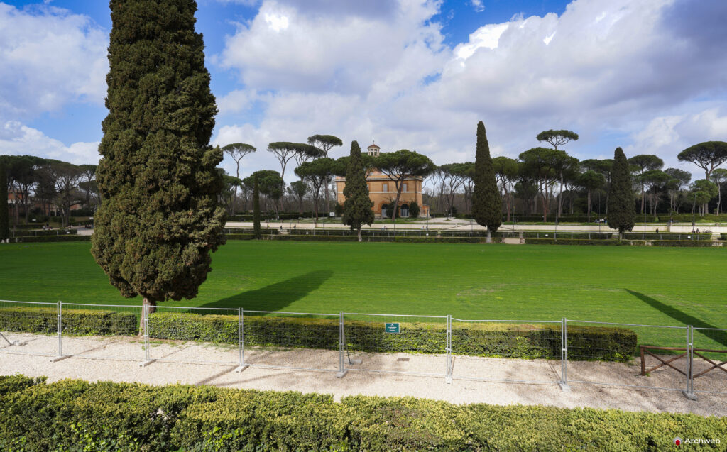Piazza di Siena a Villa Borghese. Fotografie © Archweb.com
