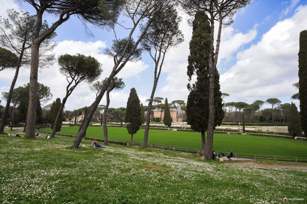 Piazza di Siena a Villa Borghese. Fotografie © Archweb.com