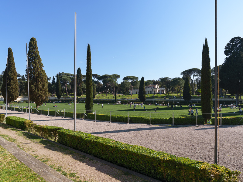Piazza di Siena a Villa Borghese. Fotografie © Archweb.com
