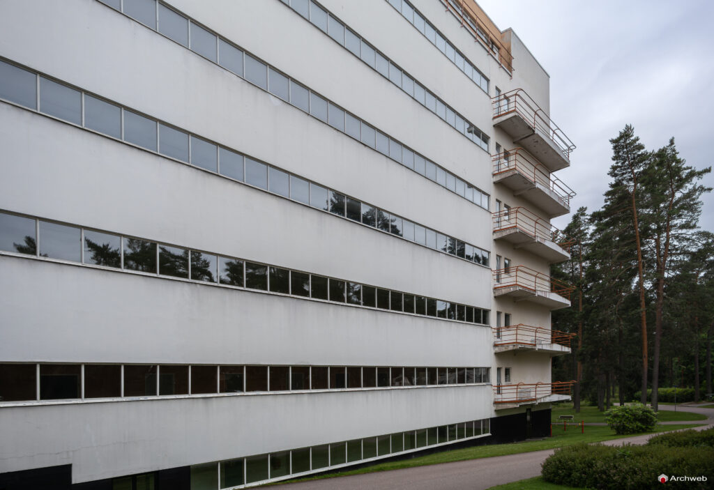 Sanatorio di Paimio progettato da Alvar Aalto