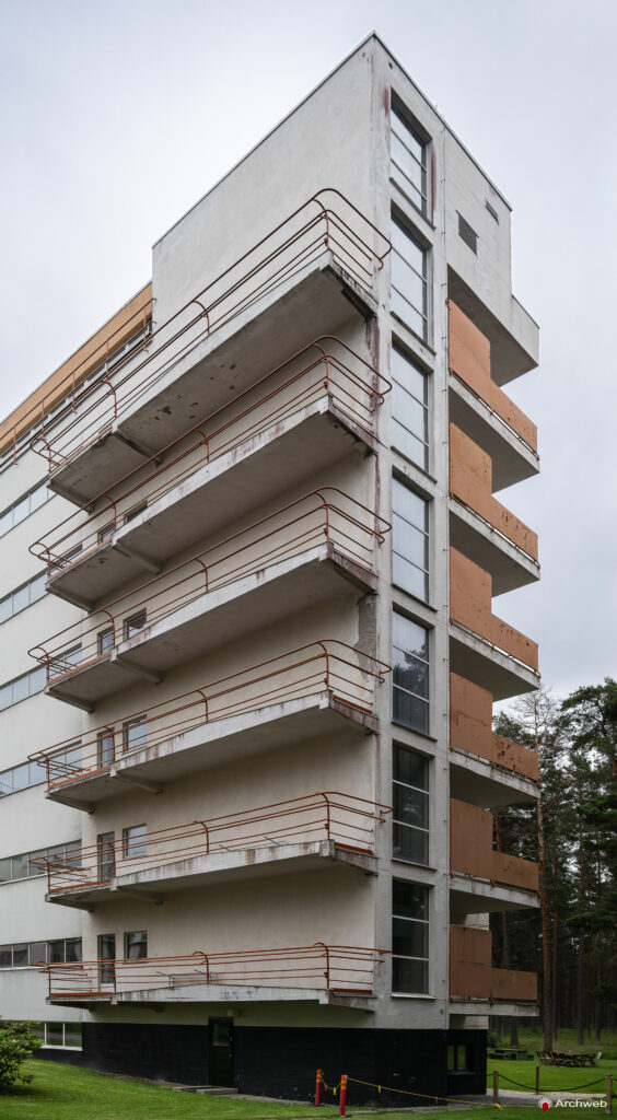 Sanatorio di Paimio progettato da Alvar Aalto