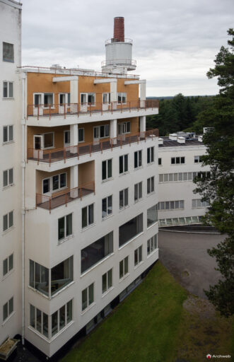 Sanatorio di Paimio progettato da Alvar Aalto
