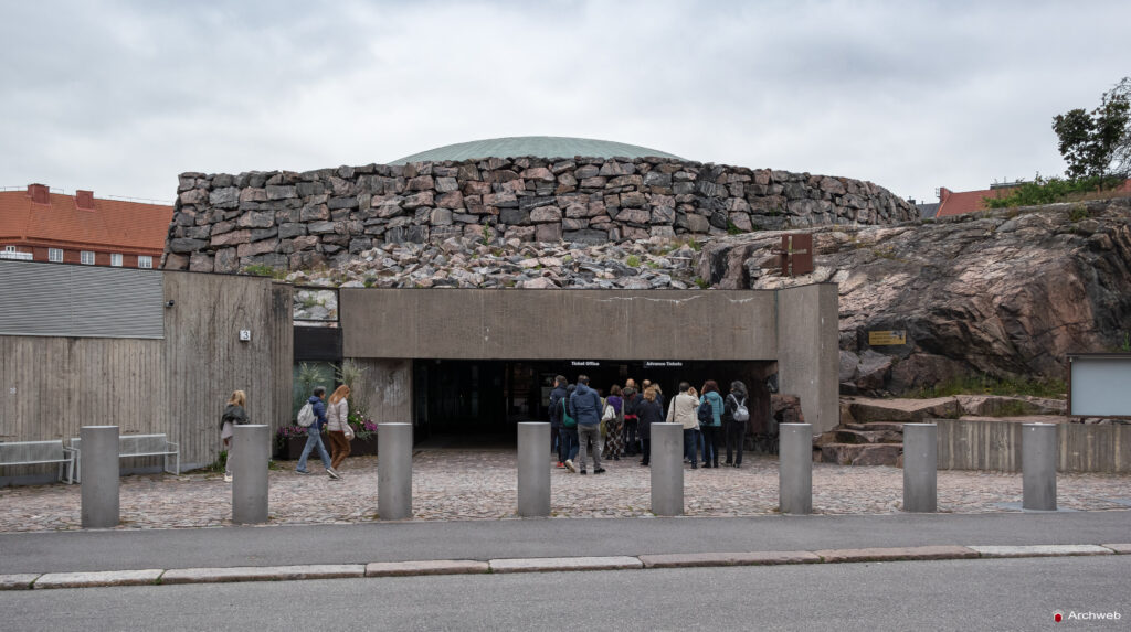 Chiesa del Temppeliaukion a Helsinki. Fotografie © Archweb.com