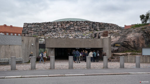 Chiesa del Temppeliaukion a Helsinki. Fotografie © Archweb.com