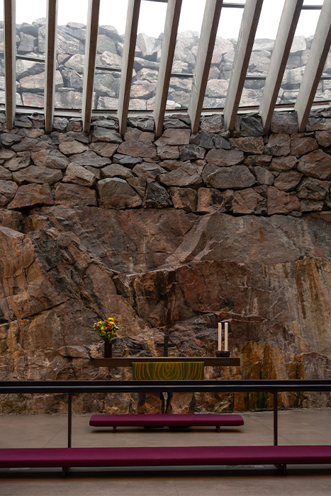Chiesa del Temppeliaukion a Helsinki