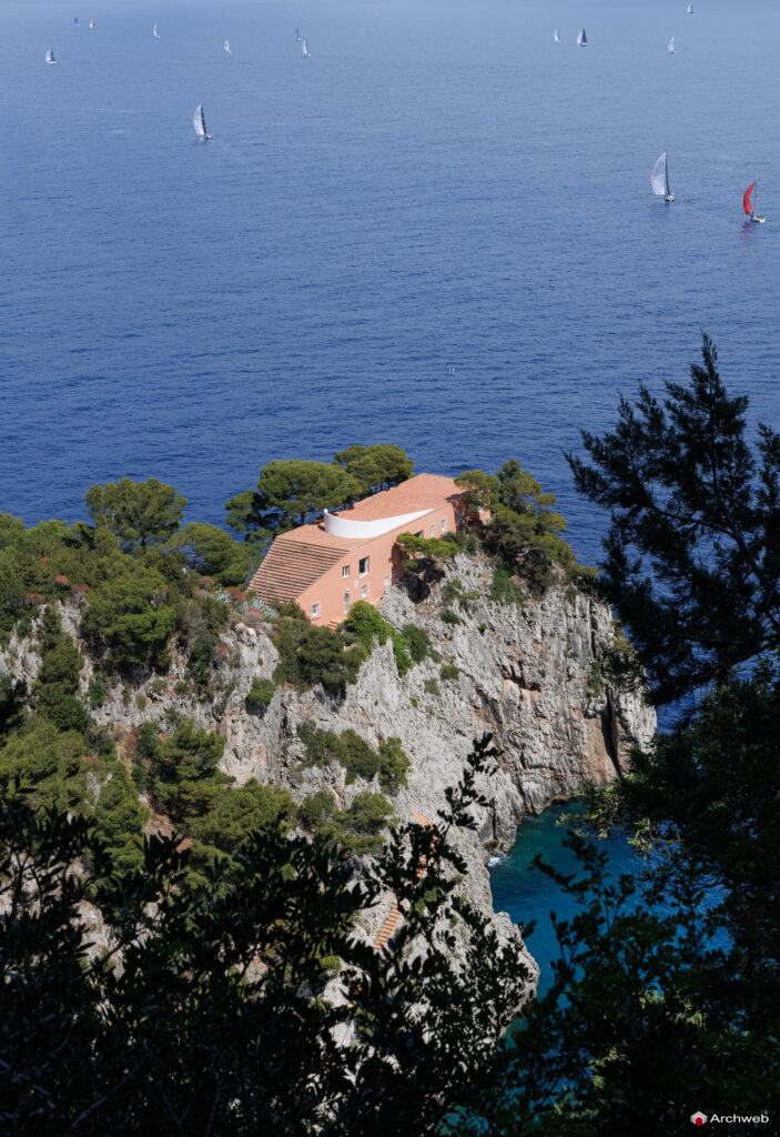 Villa Malaparte a Capri. Fotografie © Archweb.com