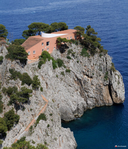 Villa Malaparte a Capri. Fotografie © Archweb.com