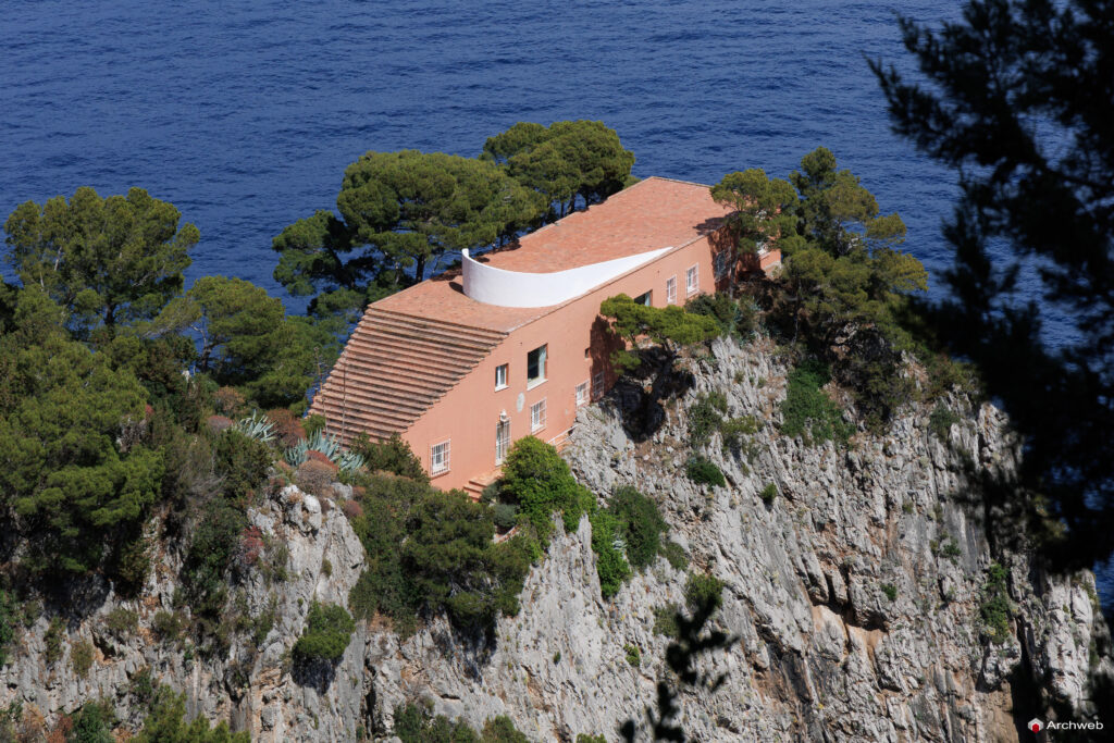 Villa Malaparte a Capri. Fotografie © Archweb.com