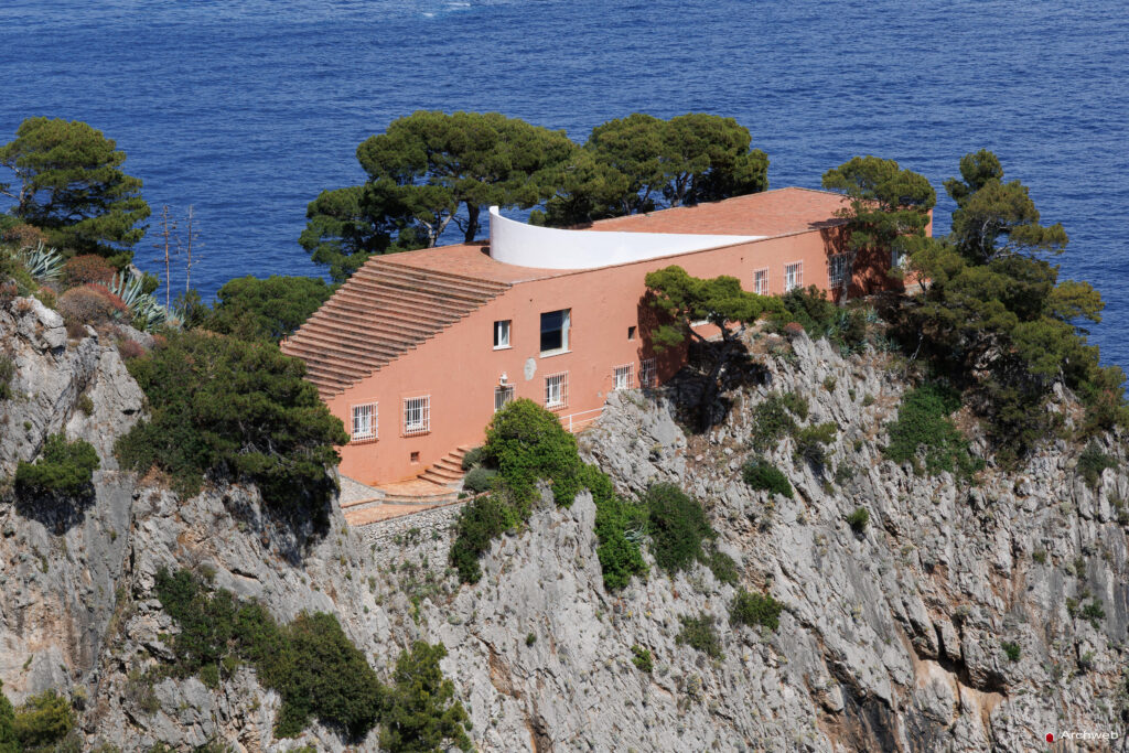 Villa Malaparte a Capri. Fotografie © Archweb.com