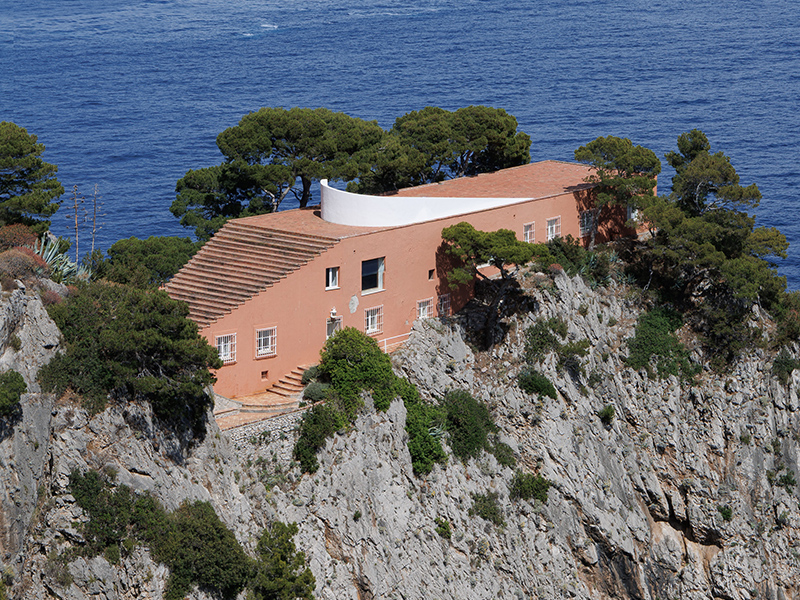 Villa Malaparte a Capri. Fotografie © Archweb.com