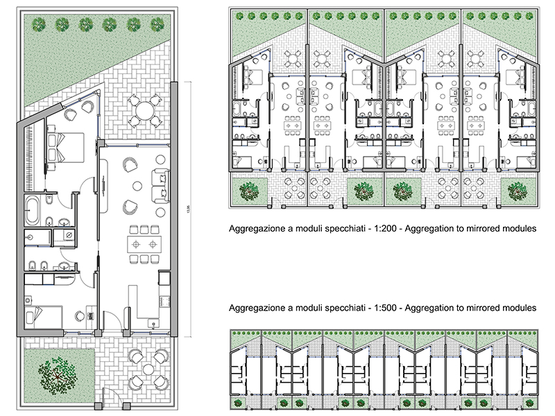 Case a schiera 62 dwg Archweb