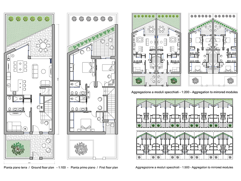 Case a schiera 63 dwg Archweb