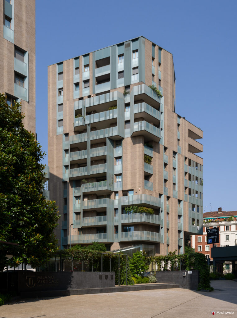Complesso residenziale Novetredici a Milano nel quartiere Porta Nuova. Fotografie © Archweb.com