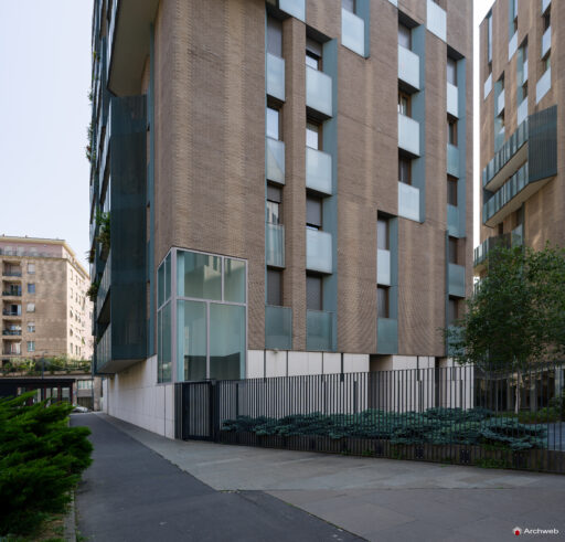 Complesso residenziale Novetredici a Milano nel quartiere Porta Nuova. Fotografie © Archweb.com