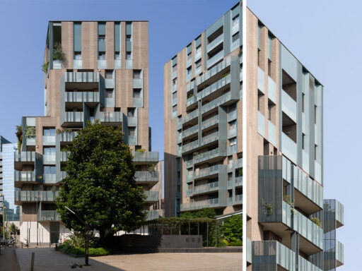 Complesso residenziale Novetredici a Milano nel quartiere Porta Nuova