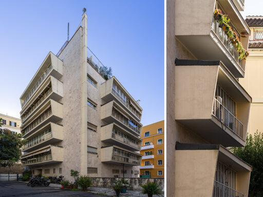 Palazzina in via dei Fratelli Ruspoli progetto di Ugo Luccichenti