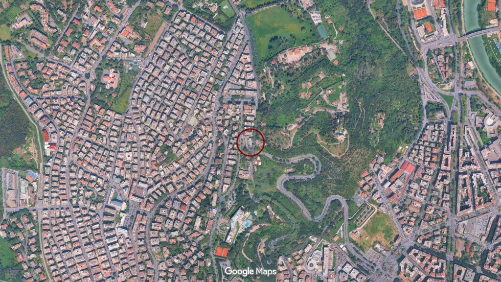 Villino in via Trionfale progettato da Ugo Luccichenti. Fotografie © GoogleMaps