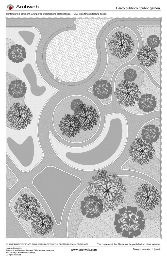 Parco pubblico 11 dwg Archweb