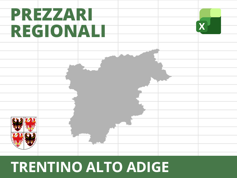 Prezzario Regionale Trentino Alto Adige