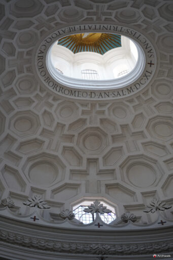 San Carlo alle Quattro Fontane. Chiesa edificata nel XVII secolo ad opera di Francesco Borromini. Fotografie © Archweb.com