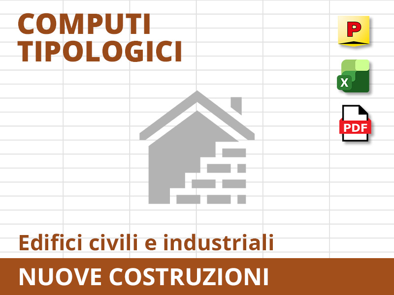Computi Tipologici Edifici Civili e industriali per Nuove costruzioni