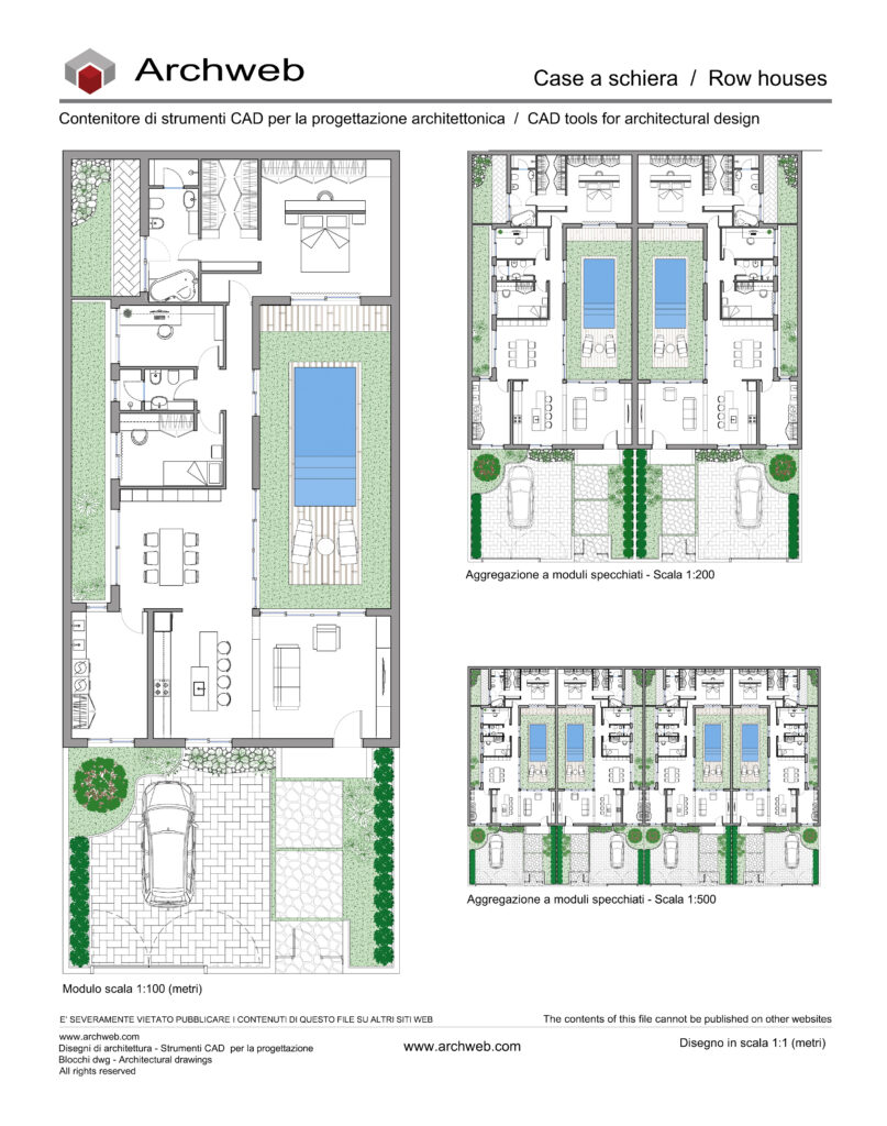 Case a schiera 66 dwg Archweb