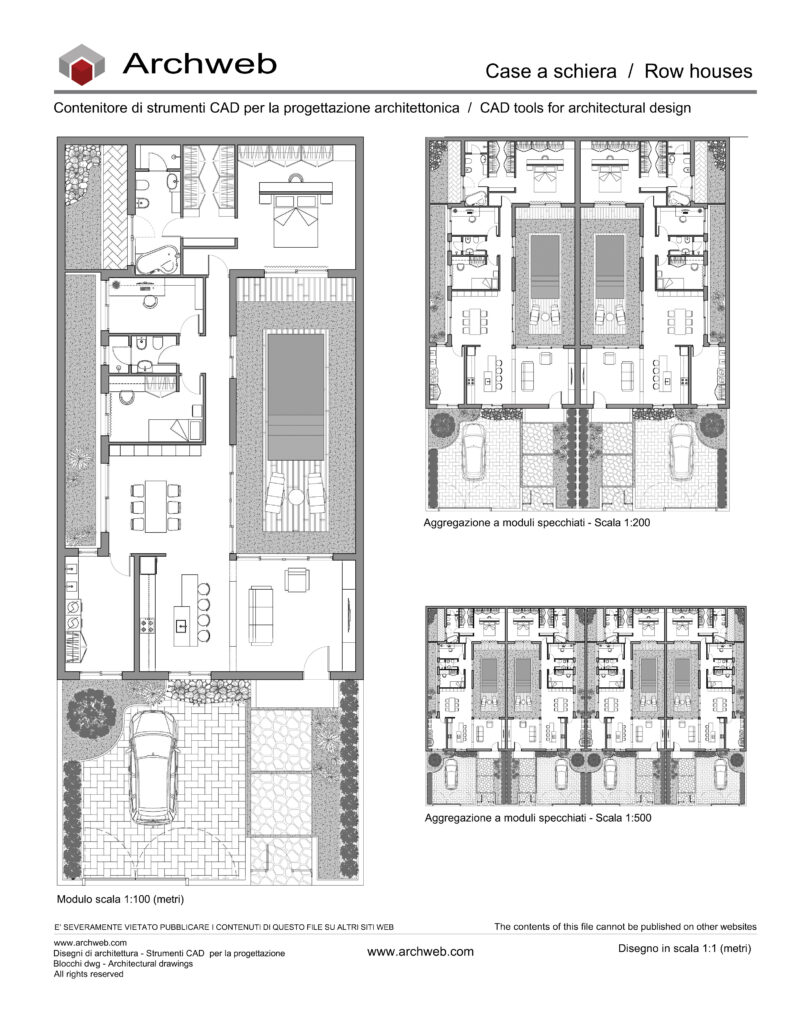Case a schiera 66 dwg Archweb