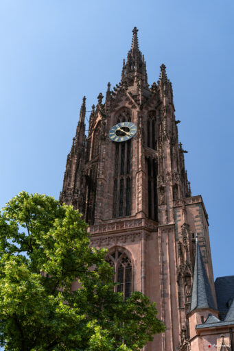 La torre del Duomo di Francoforte sul Meno - Fotografie © Archweb.com