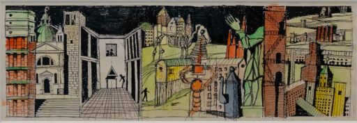 Fantasia architettonica di Aldo Rossi. Collezione MAXXI Architettura. Archivio Aldo Rossi e © Eredi Aldo Rossi