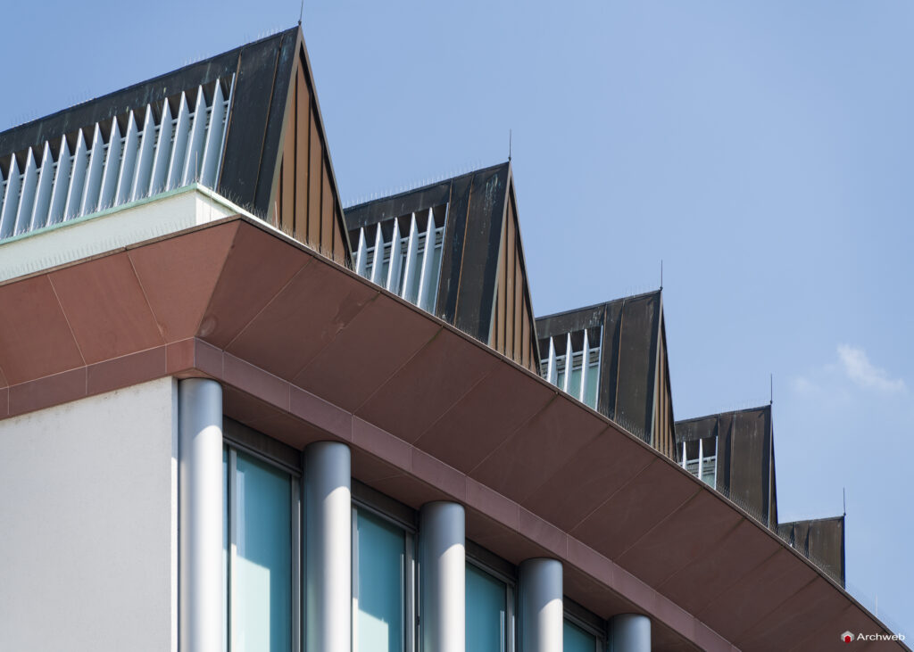 MMK – Museum für Moderne Kunst di Francoforte sul Meno, progettato da Hans Hollein
