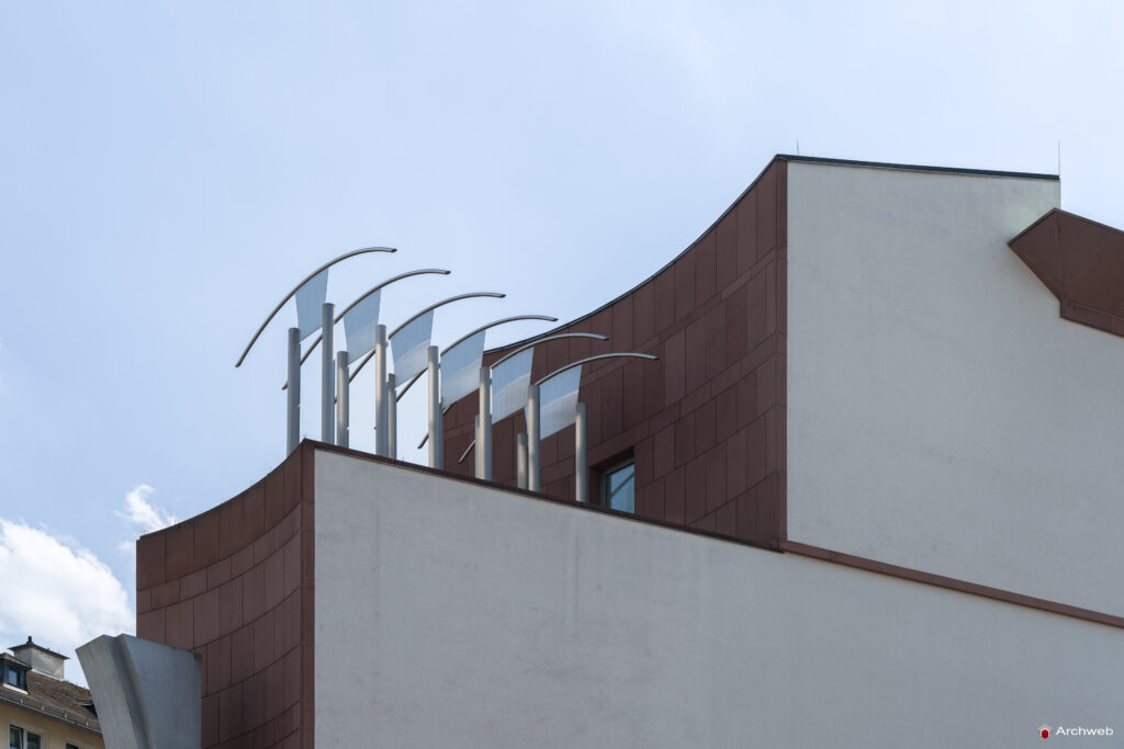 MMK – Museum für Moderne Kunst di Francoforte sul Meno, progettato da Hans Hollein