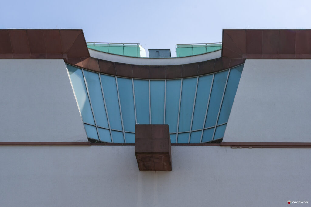 MMK – Museum für Moderne Kunst di Francoforte sul Meno, progettato da Hans Hollein