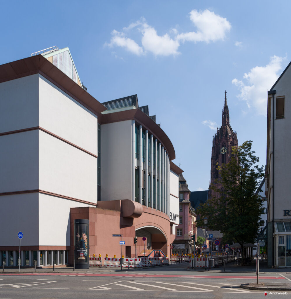 MMK – Museum für Moderne Kunst di Francoforte sul Meno, progettato da Hans Hollein