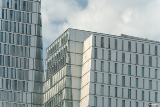 Dettaglio del complesso di torri "Nextower" a Francoforte - Fotografie © Archweb.com