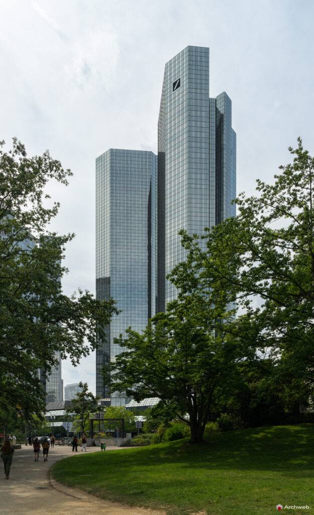 Le Deutsche Bank Twin Towers a Francoforte - Fotografie © Archweb.com