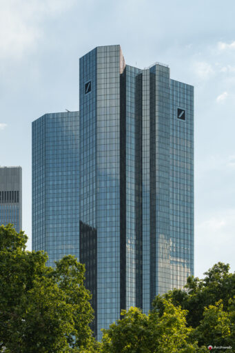 Le Deutsche Bank Twin Towers a Francoforte - Fotografie © Archweb.com