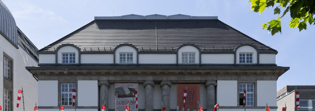 Deutsche Architekturmuseum (DAM). Museo Tedesco di Architettura a Francoforte sul Meno. Progetto Oswald Mathias Ungers.