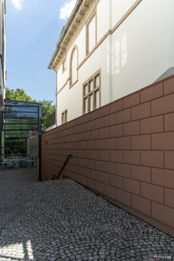 Deutsche Architekturmuseum (DAM). Museo Tedesco di Architettura a Francoforte sul Meno. Progetto Oswald Mathias Ungers.