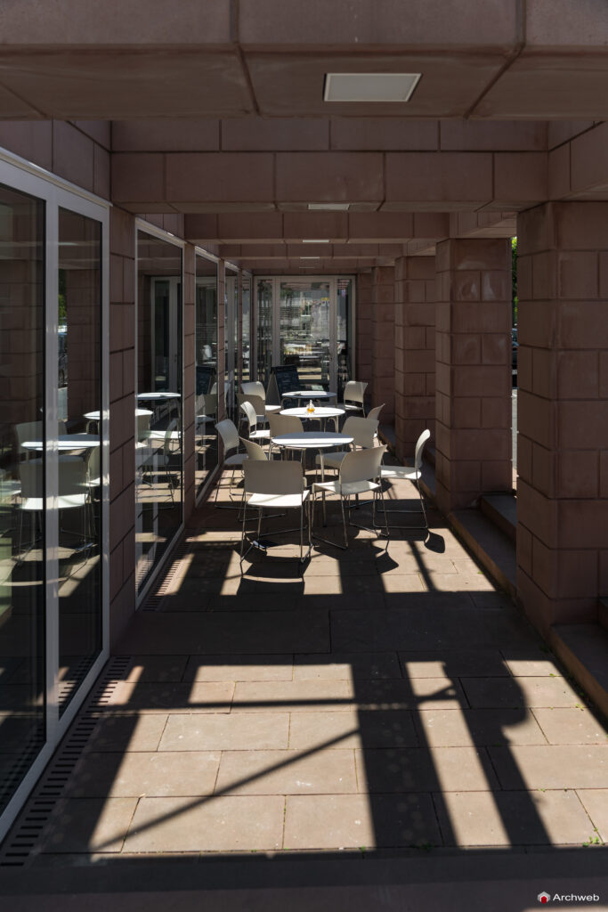 Deutsche Architekturmuseum (DAM). Museo Tedesco di Architettura a Francoforte sul Meno. Progetto Oswald Mathias Ungers.