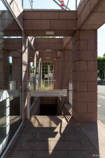 Deutsche Architekturmuseum (DAM). Museo Tedesco di Architettura a Francoforte sul Meno. Progetto Oswald Mathias Ungers.