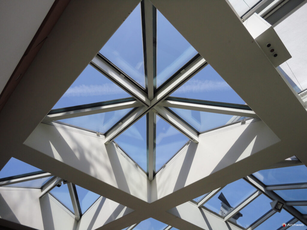 Deutsche Architekturmuseum (DAM). Museo Tedesco di Architettura a Francoforte sul Meno. Progetto Oswald Mathias Ungers.