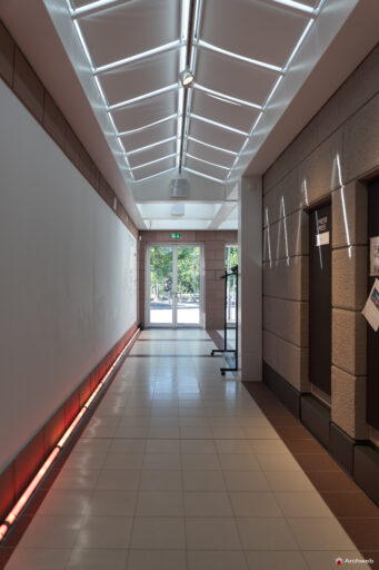 Deutsche Architekturmuseum (DAM). Museo Tedesco di Architettura a Francoforte sul Meno. Progetto Oswald Mathias Ungers.