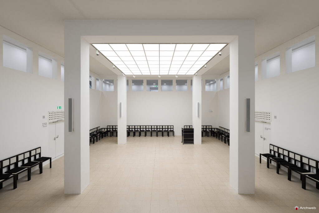 Deutsche Architekturmuseum (DAM). Museo Tedesco di Architettura a Francoforte sul Meno. Progetto Oswald Mathias Ungers.