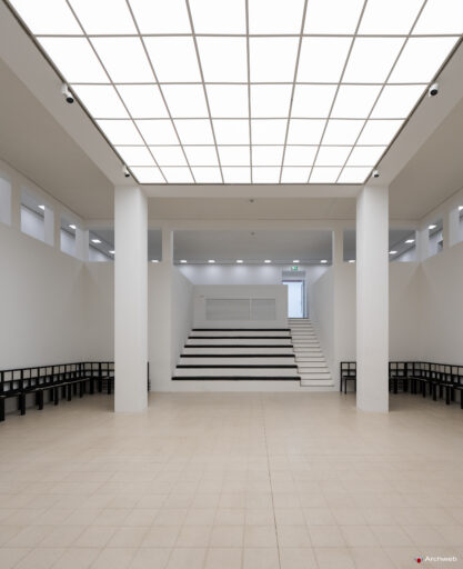 Deutsche Architekturmuseum (DAM). Museo Tedesco di Architettura a Francoforte sul Meno. Progetto Oswald Mathias Ungers.