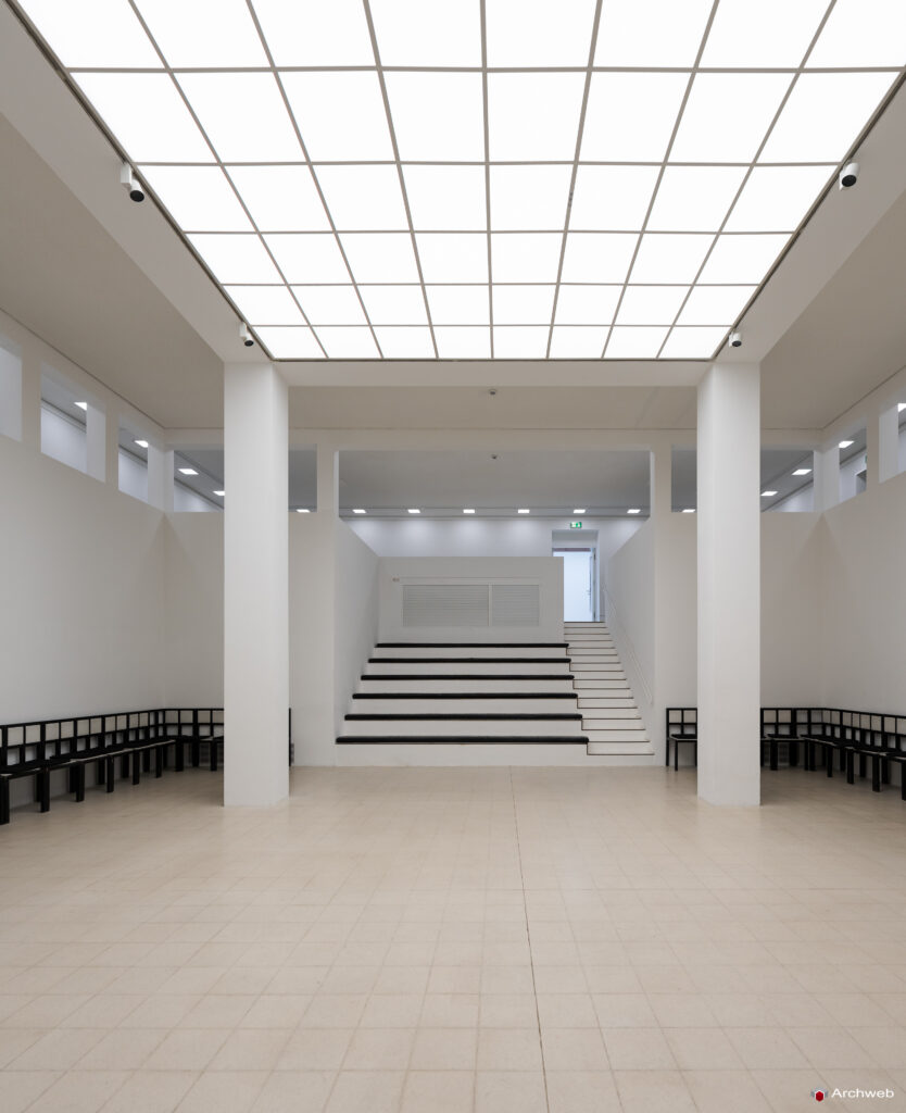 Deutsche Architekturmuseum (DAM). Museo Tedesco di Architettura a Francoforte sul Meno. Progetto Oswald Mathias Ungers.