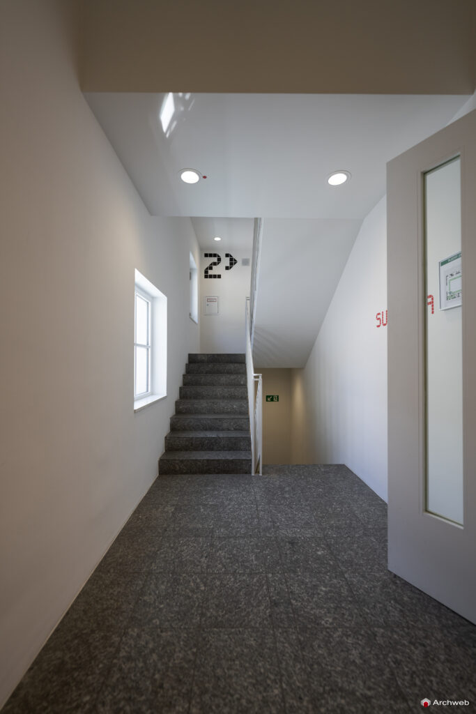 Deutsche Architekturmuseum (DAM). Museo Tedesco di Architettura a Francoforte sul Meno. Progetto Oswald Mathias Ungers.