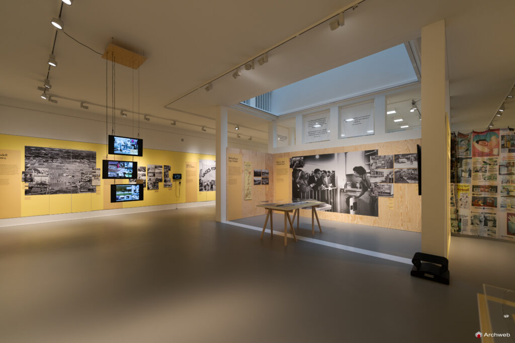 Deutsche Architekturmuseum (DAM). Museo Tedesco di Architettura a Francoforte sul Meno. Progetto Oswald Mathias Ungers.
