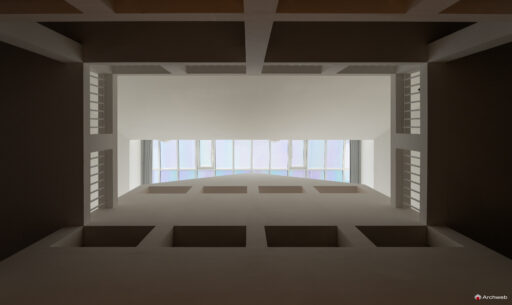 Deutsche Architekturmuseum (DAM). Museo Tedesco di Architettura a Francoforte sul Meno. Progetto Oswald Mathias Ungers.