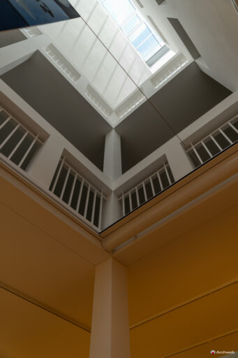Deutsche Architekturmuseum (DAM). Museo Tedesco di Architettura a Francoforte sul Meno. Progetto Oswald Mathias Ungers.